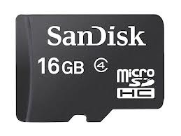 Cartão MicroSD 16Gb Sandisk