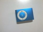 MP3 Player Shuffle AZUL s/ cartão de memória